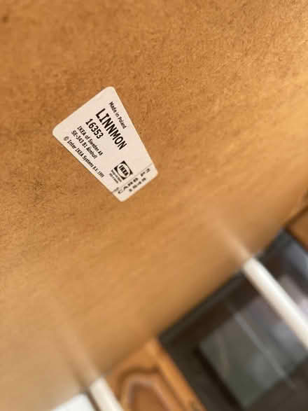 Photo of free IKEA Linnmon table (Willingdon BN22) #3