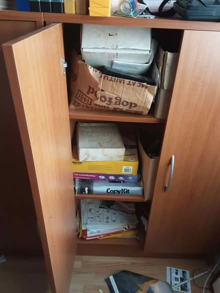 Photo of free 2 Bookcases, 2 Storage Cupboards (Warminster BA12) #2
