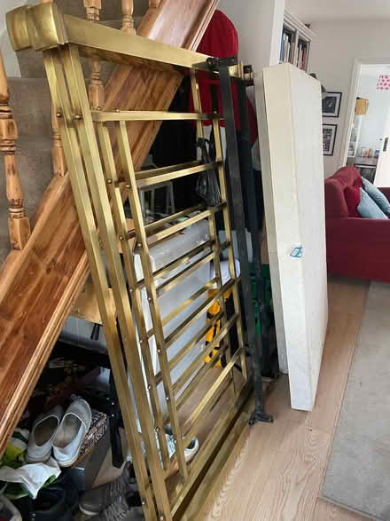 Photo of free Brass bed frame and base, no mattress (New Hinksey OX1) #1