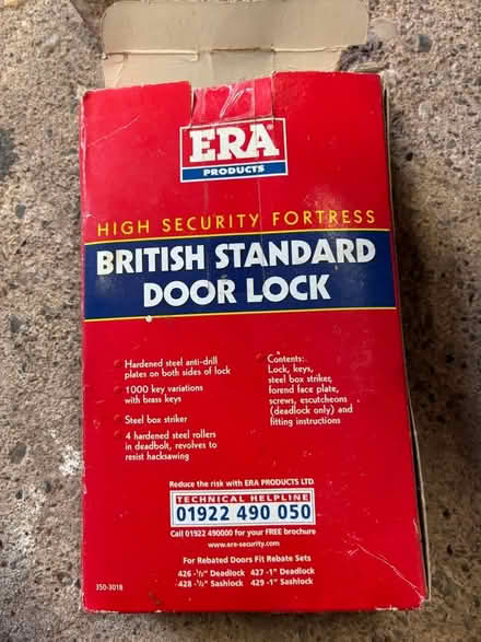Photo of free ERA British standard door lock (Great Boughton CH3) #2