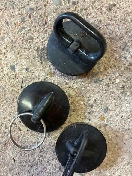 Photo of free Three plastic bath plugs (Great Boughton CH3) #1