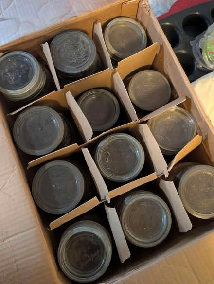 Photo of free Glass Lid - 12 Retro Canning Jars (Kennedy Commons) #1