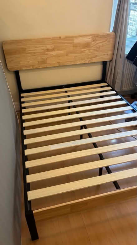 Photo of free Double bed frame (good condition) (Putney Bridge Road SW15) #1