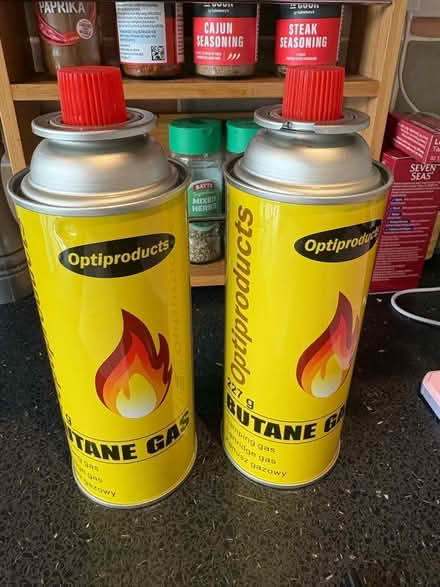 Photo of free 7 gas bottles for weed burner etc (Oswestry SY11) #1