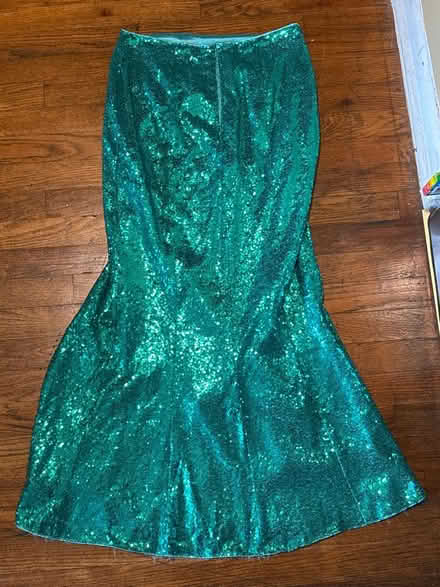 Photo of free Size M Green Sequined Skirt (Clason Point Bronx NY) #2