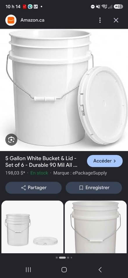 Photo of 5 gallons bucket (Aylmer plateau) #1