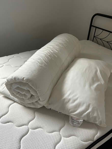 Photo of free Double mattress, duvet, pillows (Fulham Munster road SW6) #2
