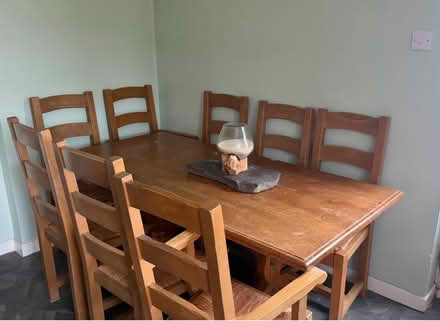 Photo of free Solid Wooden Table and Chairs (Pentre Halkyn CH8) #1