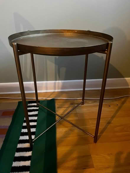 Photo of free Round side table, Dark gold (Sydenham / Penge SE26) #3