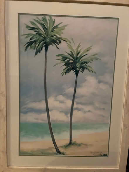 Photo of free Framed palm tree print (Upper merion) #1
