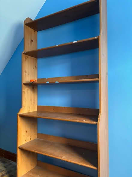 Photo of free Old Ikea wooden bookshelf LEKSVIK (Armathwaite CA4) #1