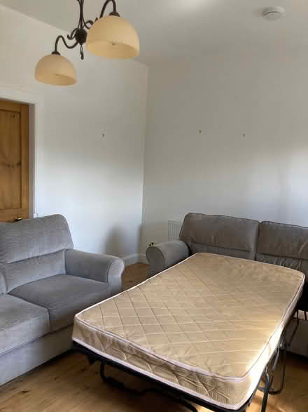 Photo of free Two grey sofa beds (Aberfeldy PH15) #3