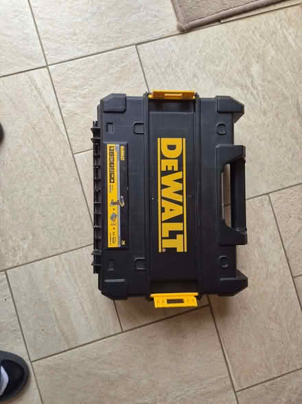 Photo of free Dewalt drill storage box (West Oxfordshire OX28) #1