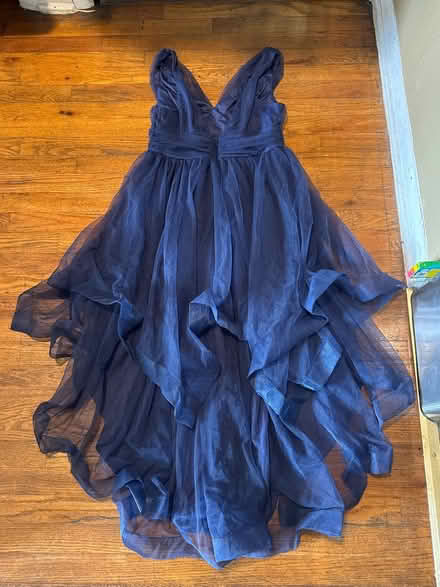 Photo of free Size L - NEVER USED Blue gown (Clason Point Bronx NY) #2