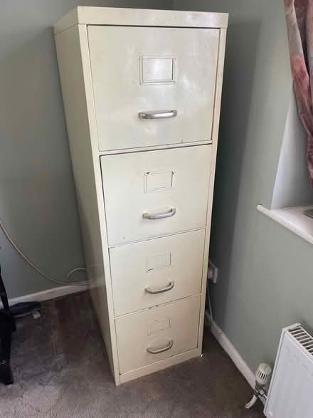 Photo of free Vintage Filing Cabinet - Cream (Cowplain PO8) #1