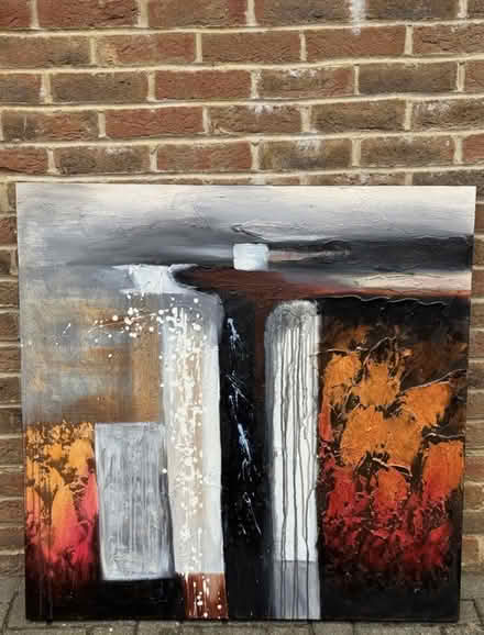 Photo of free Large canvas painting (Ashtead, Surrey) #1