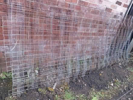 Photo of free 2 x large metal fences (Featherstone WF7) #1