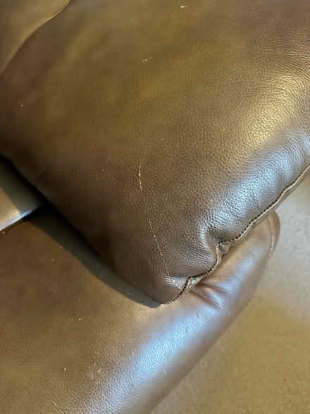 Photo of free Large leather recliner (Appleby-in-Westmorland CA16) #3