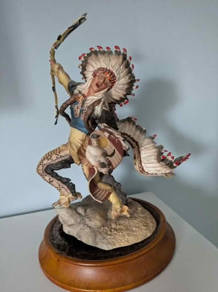 Photo of free Native American Indian ceramic statue (Montpelier BS6) #1