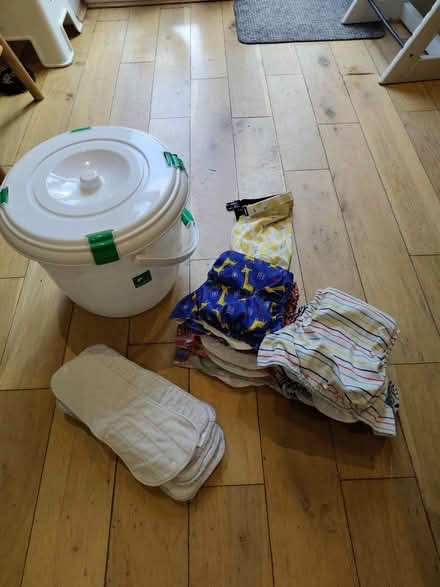 Photo of free Reusable nappy bundle + bucket (N17, Tottenham) #2