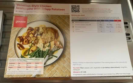 Photo of free Gousto recipes cards (Rooks Nest SG1) #1