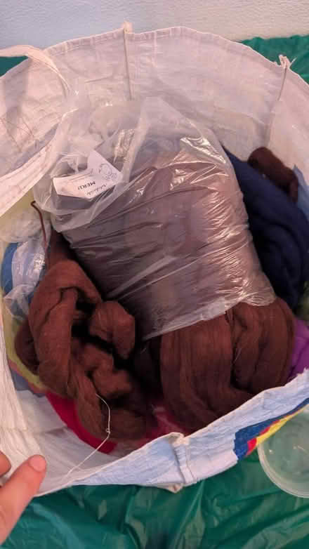 Photo of free Bag of merino wool (BH8 Queens Park) #1