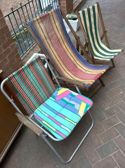 Photo of free 3 outdoor chairs (Norton (S8)) #1
