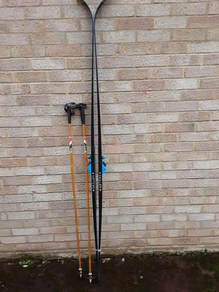 Photo of free Cross country skis. Art/upcycle/garden project? (Emmbrook RG41) #1