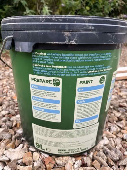 Photo of free Cuprinol shed stain (TA18) #2