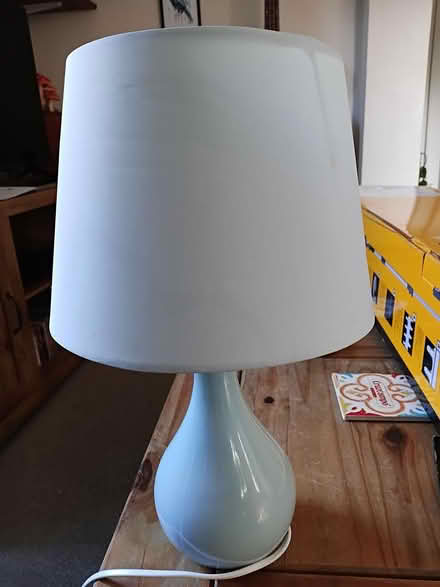 Photo of free Light blue bedside lamp (Norton, WR5) #1