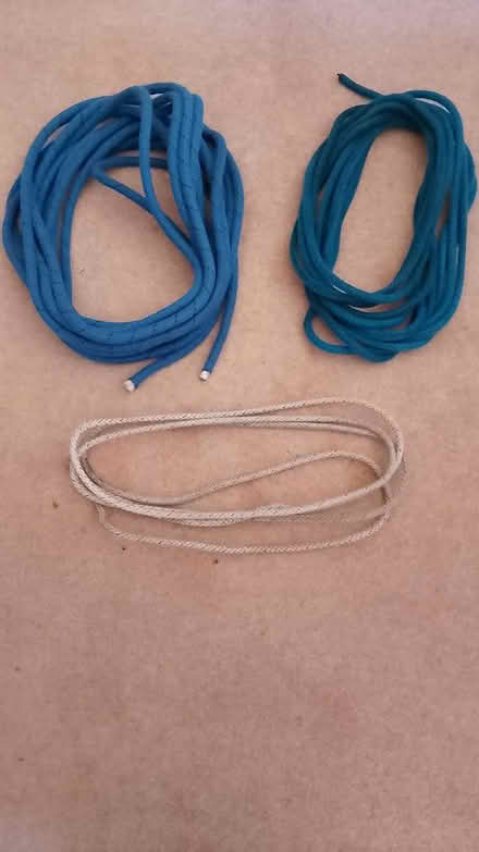 Photo of free 3 ropes circa 11 m, 8 m & 3 m long (Olton B92) #1