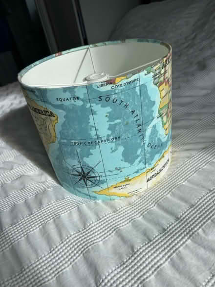 Photo of free Globe lampshade & curtains (Toddington LU5) #1