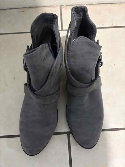 Photo of free Grey boots (Westbury Wilts BA13) #1