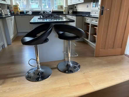 Photo of free Two used bar stools (Greenstead CO4) #1