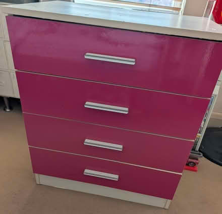 Photo of free Pink chest of drawers (Lees OL4) #1