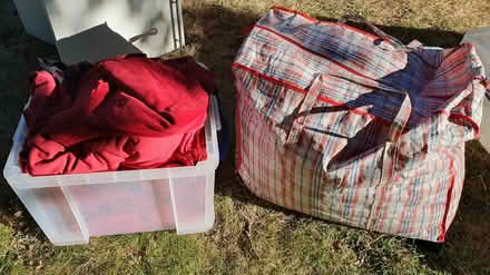 Photo of free Red velvet / velour material (Preston Road BN1 6) #2