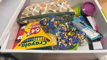 Photo of free box of assorted art supplies (Petworth) #1