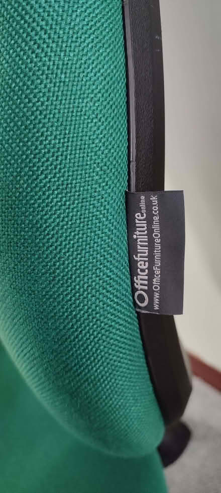 Photo of free Green adjustable swivel office chair (Elmswell IP30) #3