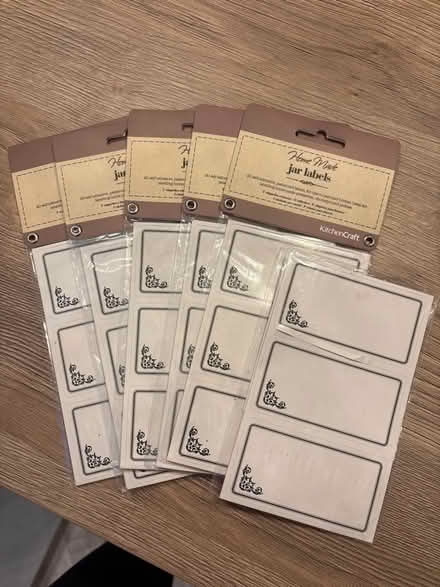 Photo of free Jar labels (Oxenholme LA9) #1