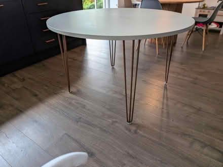 Photo of free White table top 120cm (Cliffe woods, Rochester ME3) #1