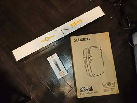 Photo of free SubZero SZS-P8A (bluetooth speaker), microphone with stand (Clifton BS8) #4