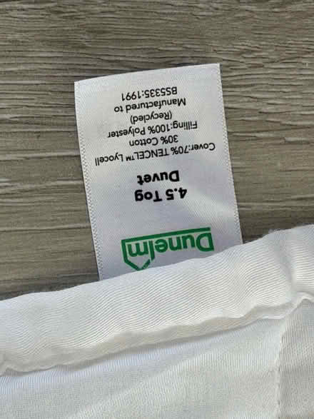 Photo of free Double duvet 4.5 tog (Boston Manor W7) #2