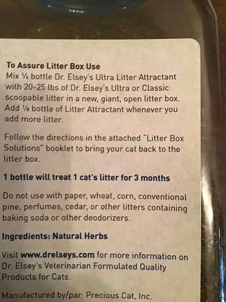 Photo of free Ultra cat litter attraction (ward area by york rd) #2