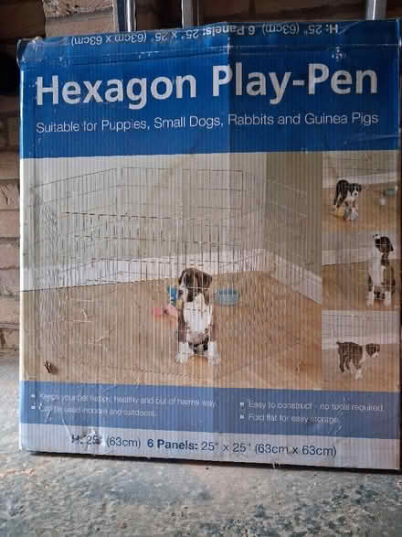Photo of free Dog/Small animal 6 panel Play-Pen (Clacton-on-Sea CO15) #2