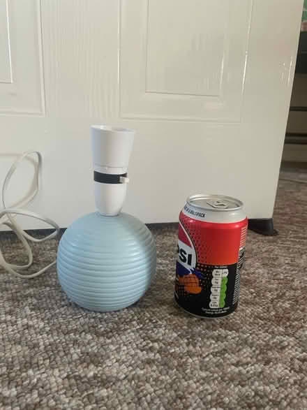 Photo of free Small lilac grey blue lamp (Chatham ME4) #1