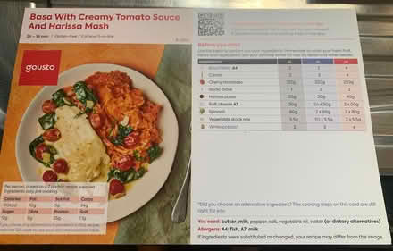 Photo of free Gousto recipes cards (Rooks Nest SG1) #3