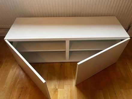 Photo of free Ikea TV cabinet, white, fair cond (Sydenham / Penge SE26) #1