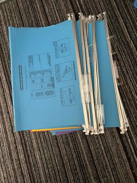 Photo of free 16 Foolscap size folders for filing cabinet (Lords Wood ME5) #1