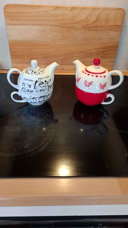 Photo of free One cup tea sets. Single small teapots (Forest Green GL6) #3