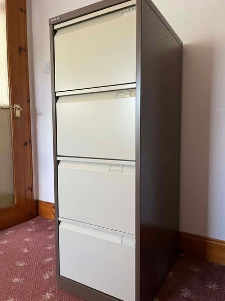 Photo of free Bisley 4-Drawer Filing Cabinet (Juniper Green EH13) #1